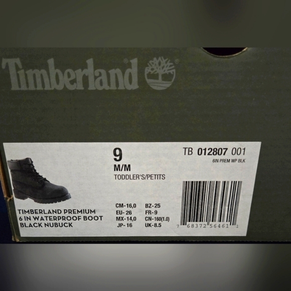 Timberlands from kids sz 9 toddlers NWT - Picture 4 of 4
